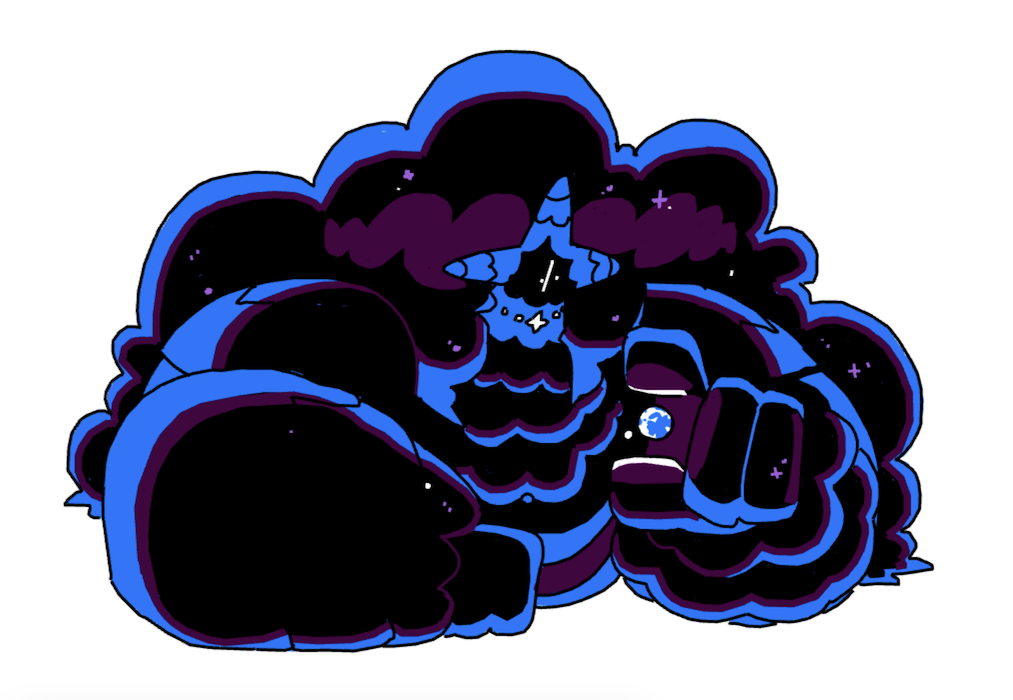 Austracross ponders his orb.